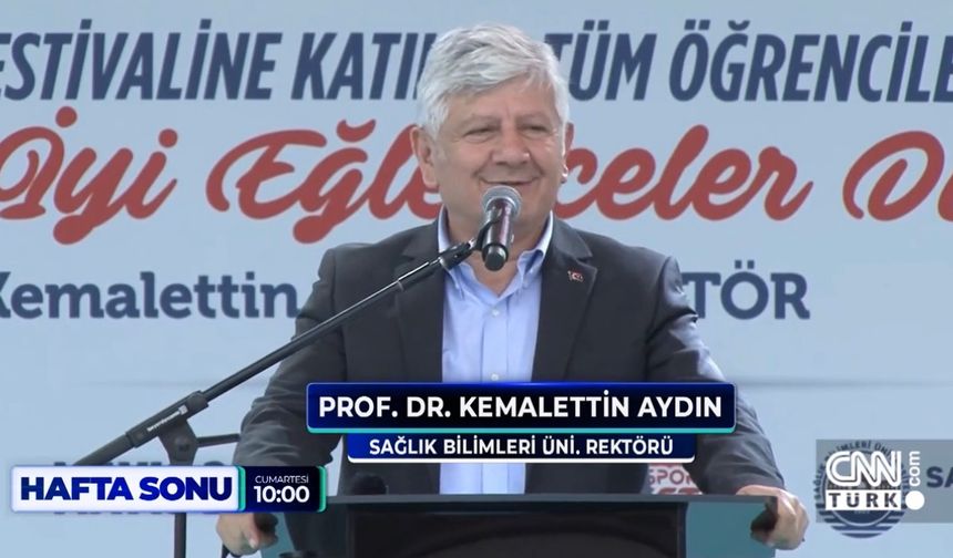 Rektör Prof. Dr. Kemalettin Aydın, CNN TÜRK’te Hakan Çelik ile Hafta Sonu programına konuk oluyor