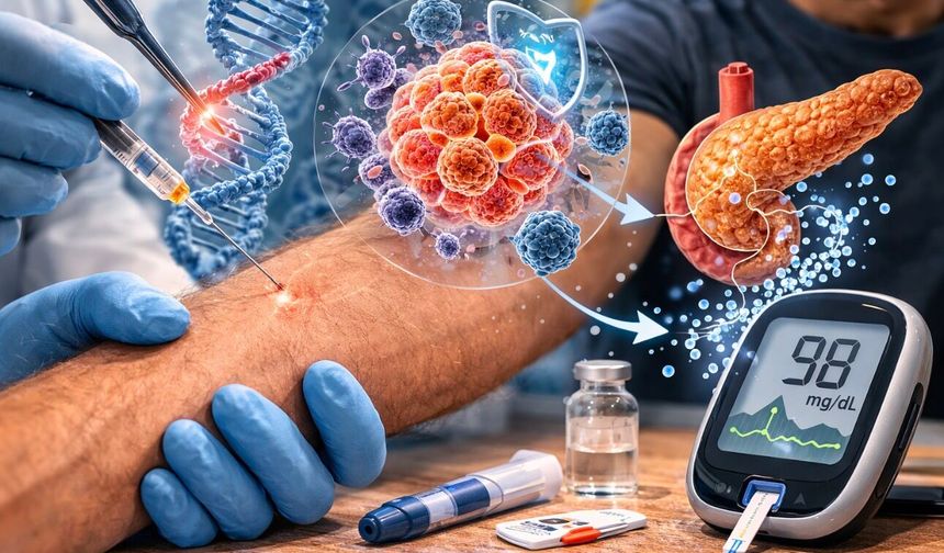 Tip 1 Diyabette Tarihi Gelişme: Gen Düzenlenen Hücreler İnsülin Üretti