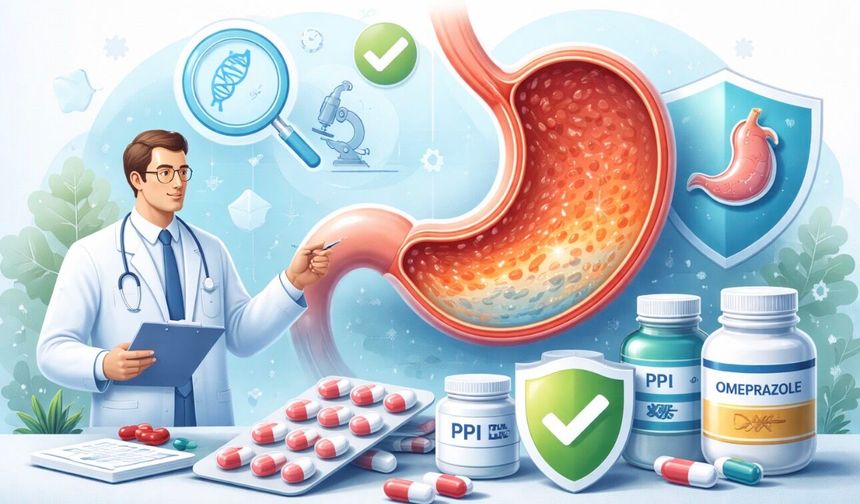 Uzun Süreli Proton Pompa İnhibitörü Kullanımı Mide Kanseri Riskini Artırmıyor