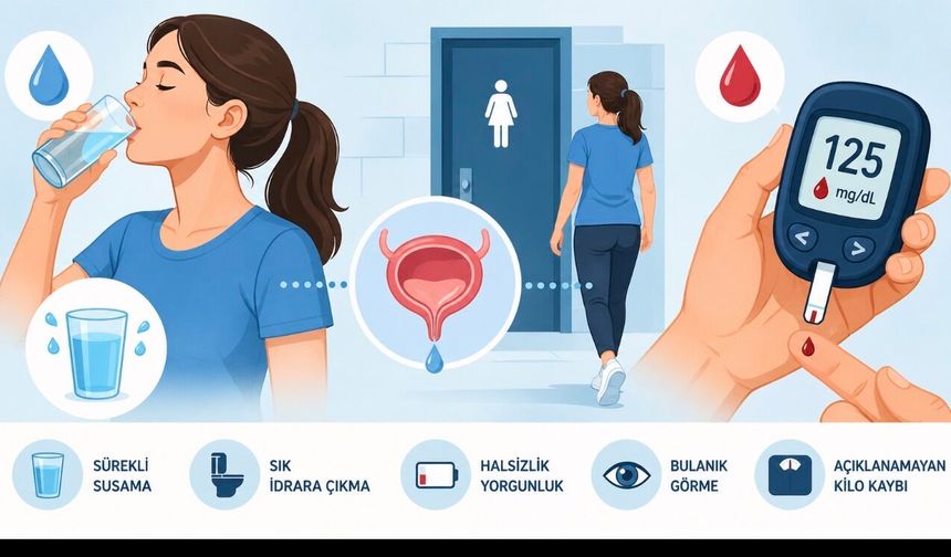 Sürekli Susama ve Sık İdrara Çıkma: Şeker Hastalığı Belirtisi Olabilir