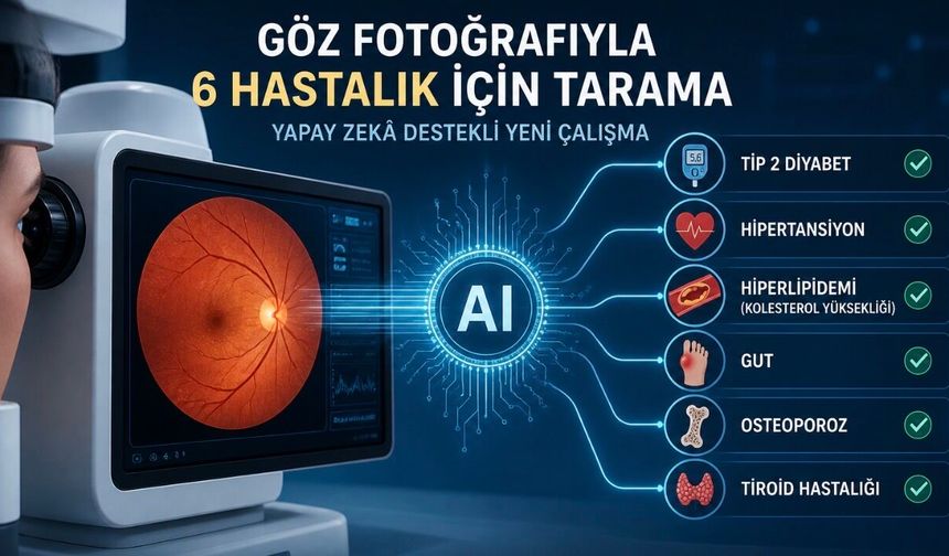 Diyabetten Osteoporoza: Yapay Zekâ Göz Fotoğrafıyla 6 Hastalığı Tespit Etti