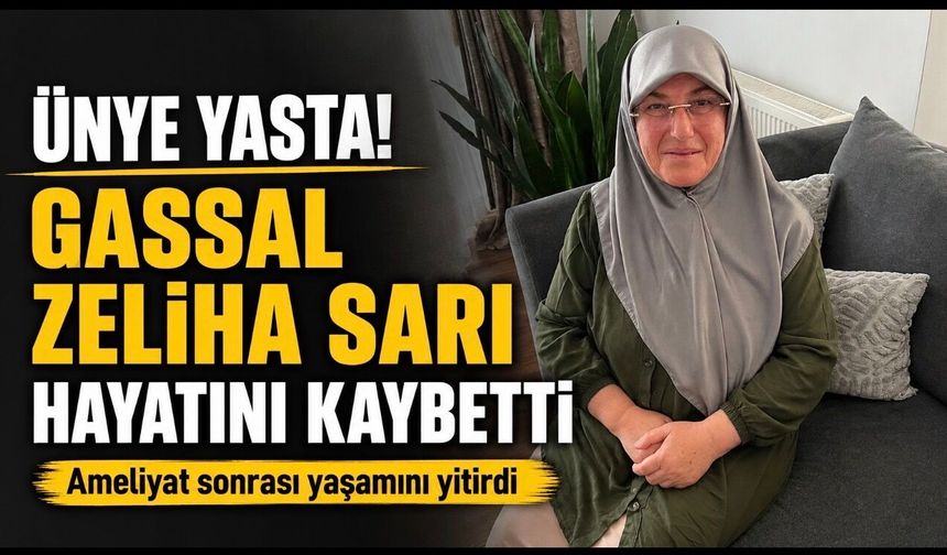 Ünye’de Acı Kayıp: Gassal Zeliha Sarı Son Yolculuğuna Uğurlandı