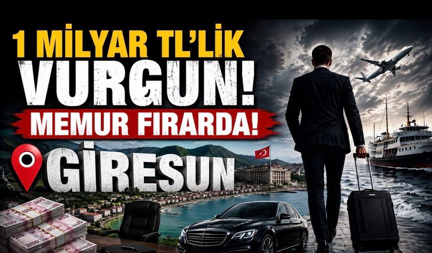 Giresun’da 1 Milyar TL’lik Vurgun İddiası: Memur Firarda