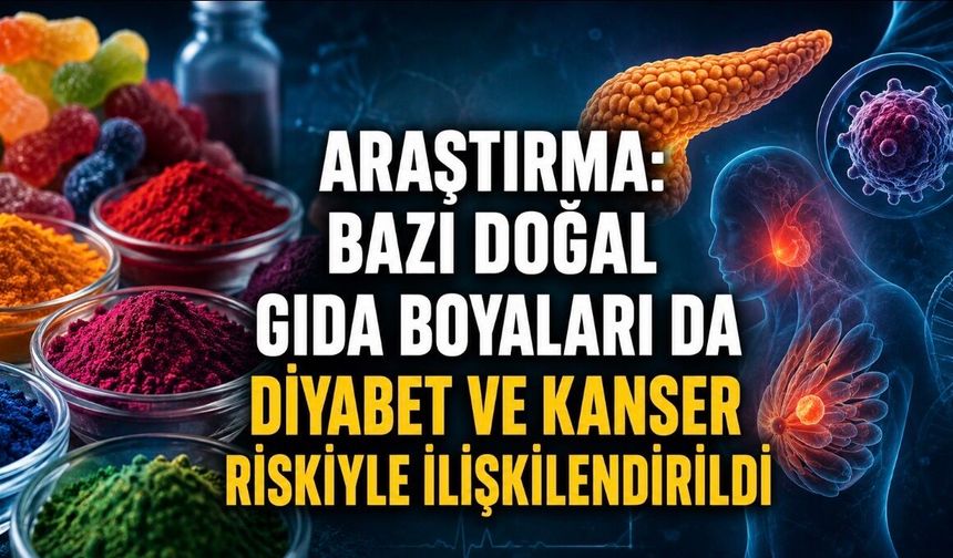 Araştırma: Bazı Doğal Gıda Boyaları da Diyabet ve Kanser Riskiyle İlişkilendirildi