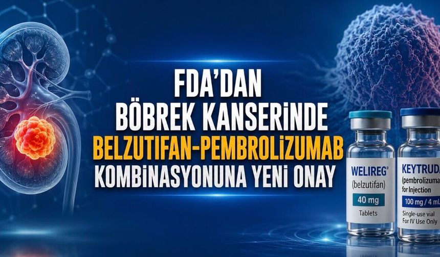 FDA’dan Böbrek Kanserinde Yeni Onay: Belzutifan-Pembrolizumab Dönemi Başladı
