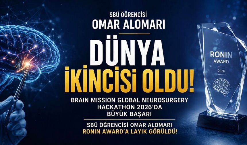 SBÜ Öğrencisi Omar Alomari Global Nöroşirürji Hackathonu’nda Dünya İkincisi Oldu