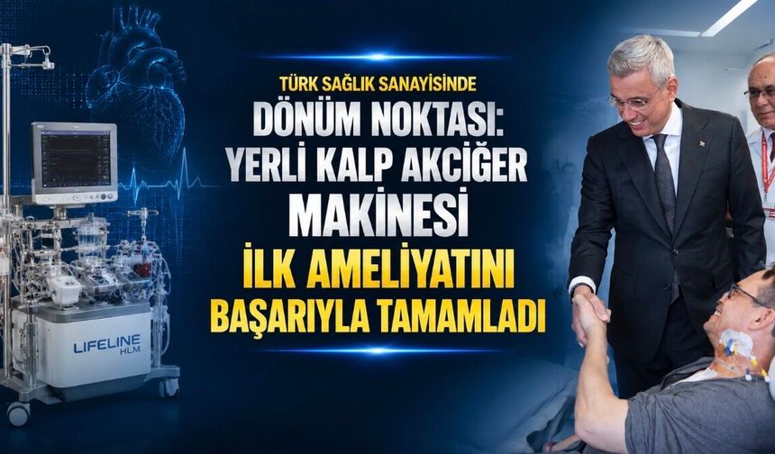 ASELSAN’ın Yerli Kalp Akciğer Makinesi İlk Açık Kalp Ameliyatında Başarıyla Kullanıldı