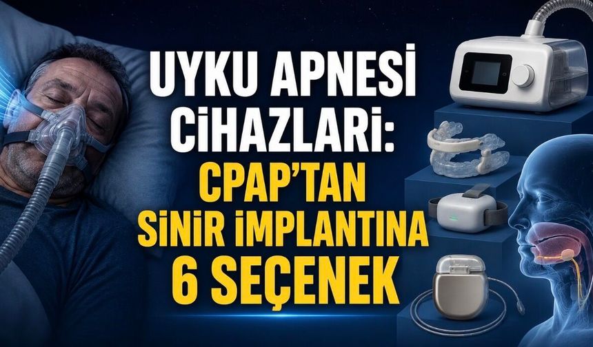 CPAP Tek Seçenek Değil: Uyku Apnesinde 6 Cihaz Türü