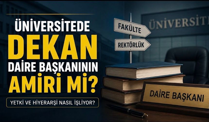 Üniversitede Dekan Daire Başkanının Amiri mi? Yetki ve Hiyerarşi Nasıl İşliyor?