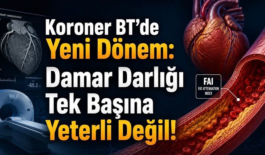 Araştırma: Koroner BT Anjiyografide Yeni Dönem mi? Büyük Çalışma Darlık Kadar Plak ve İnflamasyonun da Önemini Gösterdi