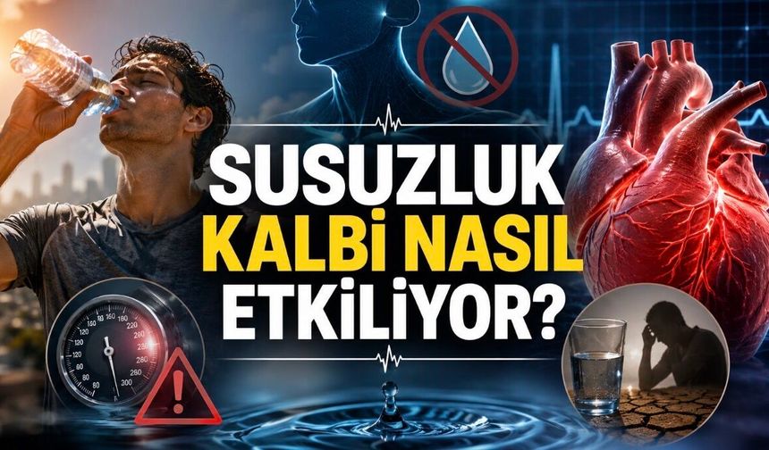 Susuzluk Kalbi Nasıl Etkiliyor? Uzmanlar Gizli Risklere Karşı Uyarıyor
