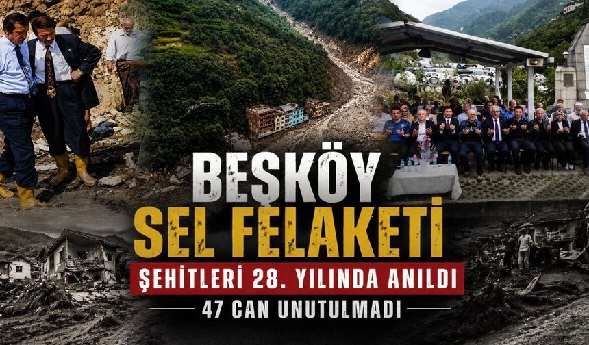 Beşköy’ün Unutulmayan Acısı: 47 Canın Hayatını Kaybettiği Felaket 28. Yılında Dualarla Anıldı