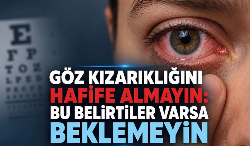 Gözler neden kızarır? Masum tahrişten ciddi hastalıklara 10 neden