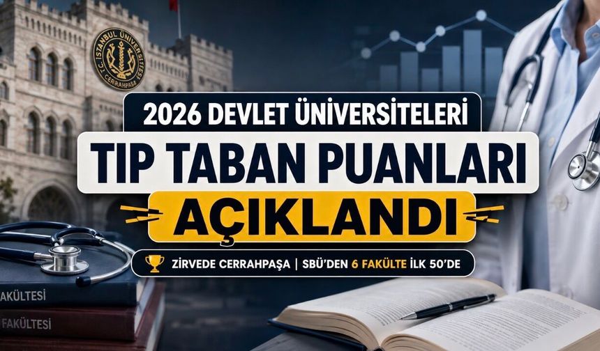 2026’da Tıp İçin Kaç Puan Gerekti? Üniversite Üniversite Liste