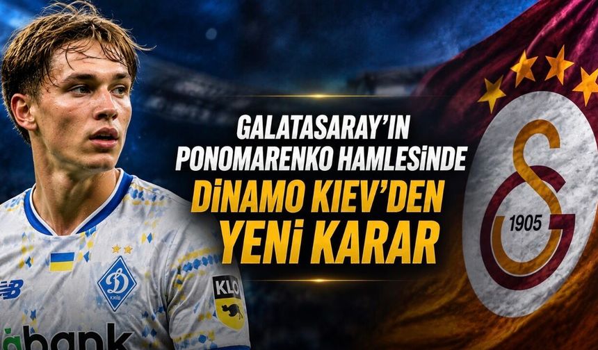 Galatasaray-Ponomarenko transferinde Ukrayna’dan ters bilgi