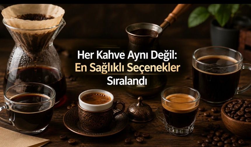 En Sağlıklı Kahve Hangisi? Filtre Kahveden Türk Kahvesine En İyi Seçenekler