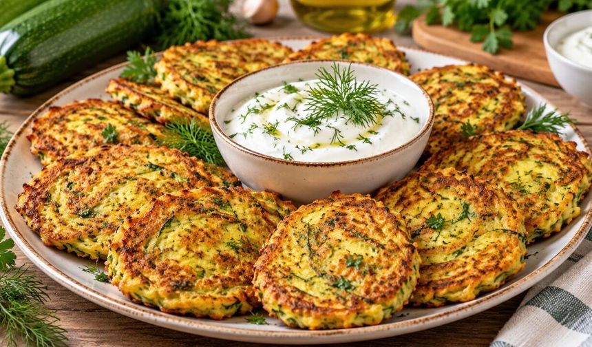 Fırında Kabak Mücver Tarifi: Hafif ve Pratik Akşam Yemeği