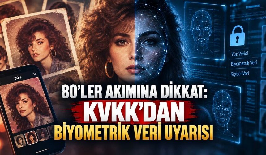 80’ler Akımına KVKK’dan Biyometrik Veri Uyarısı: Yapay Zekâya Yüklenen Fotoğraflara Dikkat