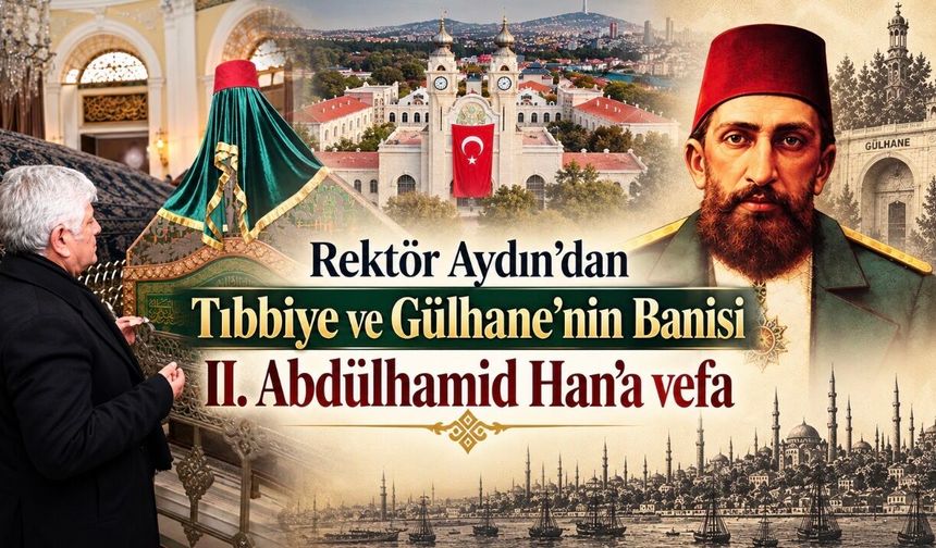 Rektör Aydın, Sultan II. Abdülhamid Han’ı Doğumunun 184. Yılında Andı