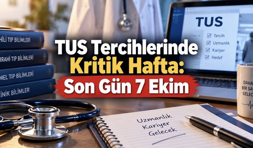 TUS Tercihlerinde Kritik Hafta: Hekimler İçin Son Gün 7 Ekim