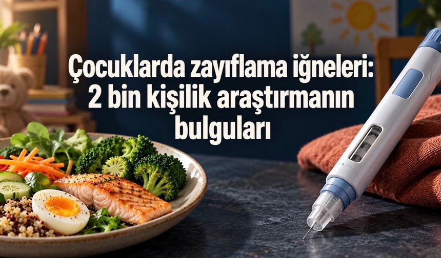 Zayıflama iğneleri kullanan çocuklarda besin eksikliği araştırması