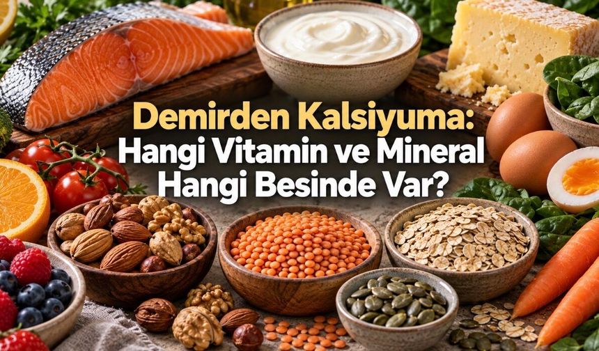 Vitamin ve Mineral Kaynakları: Besinler, Emilim ve Doğru Seçimler
