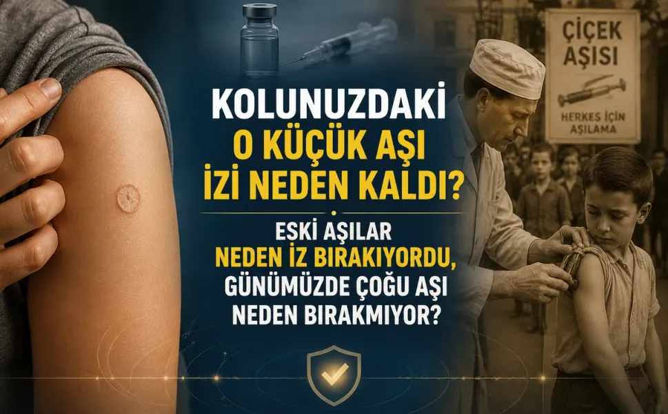 Kolunuzdaki O Küçük Aşı İzi Neden Kaldı? Günümüzde Çoğu Aşı Neden İz Bırakmıyor?