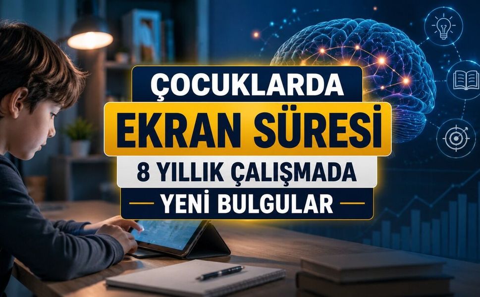 Çocuklarda Ekran Süresi: 8 Yıllık Çalışmada Yeni Bulgular