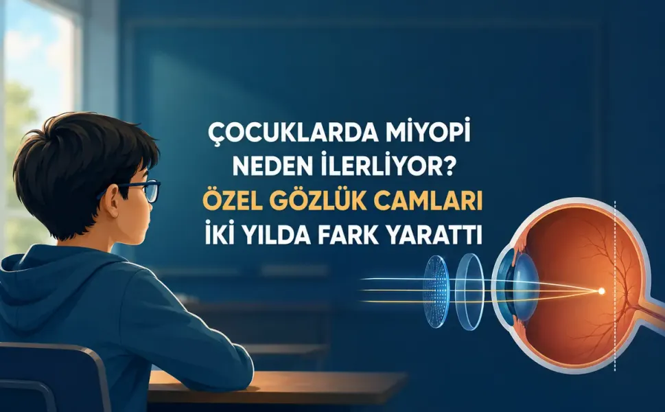 Çocuklarda Miyopi Neden İlerliyor? Özel Gözlük Camları İki Yılda Fark Yarattı