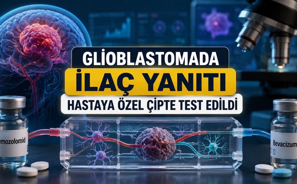 Glioblastomada İlaç Yanıtı Hastaya Özel Çipte Test Edildi