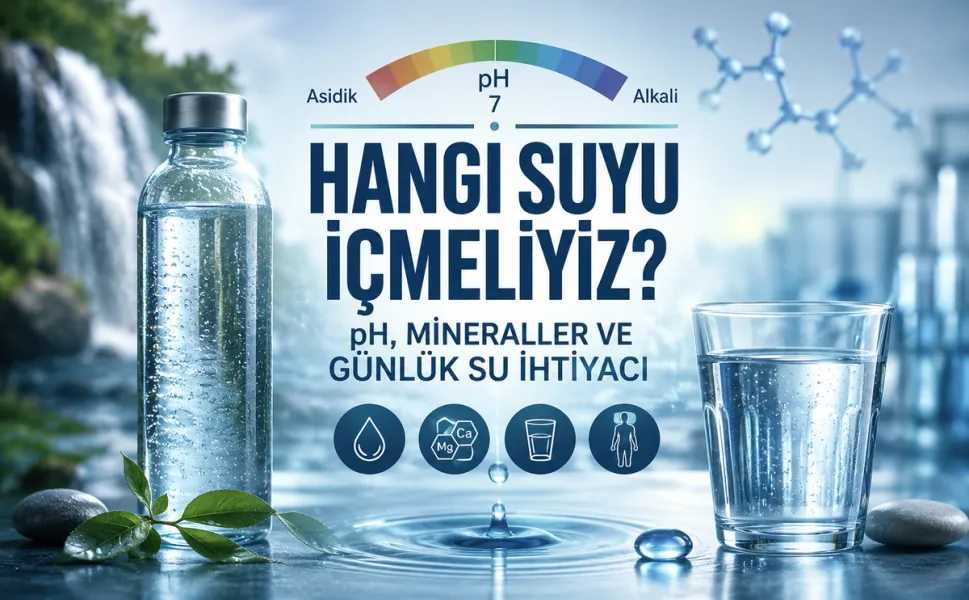 Hangi Suyu İçmeliyiz? pH, Mineraller ve Günlük Su İhtiyacı