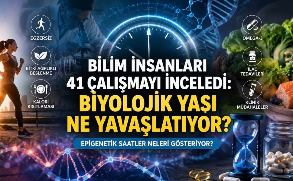 Bilim İnsanları 41 Çalışmayı İnceledi: Biyolojik Yaşı Ne Yavaşlatıyor?