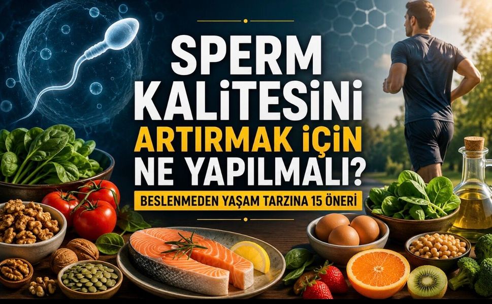 Sperm Kalitesini Artırmak İçin Ne Yapılmalı? Beslenmeden Yaşam Tarzına 15 Öneri