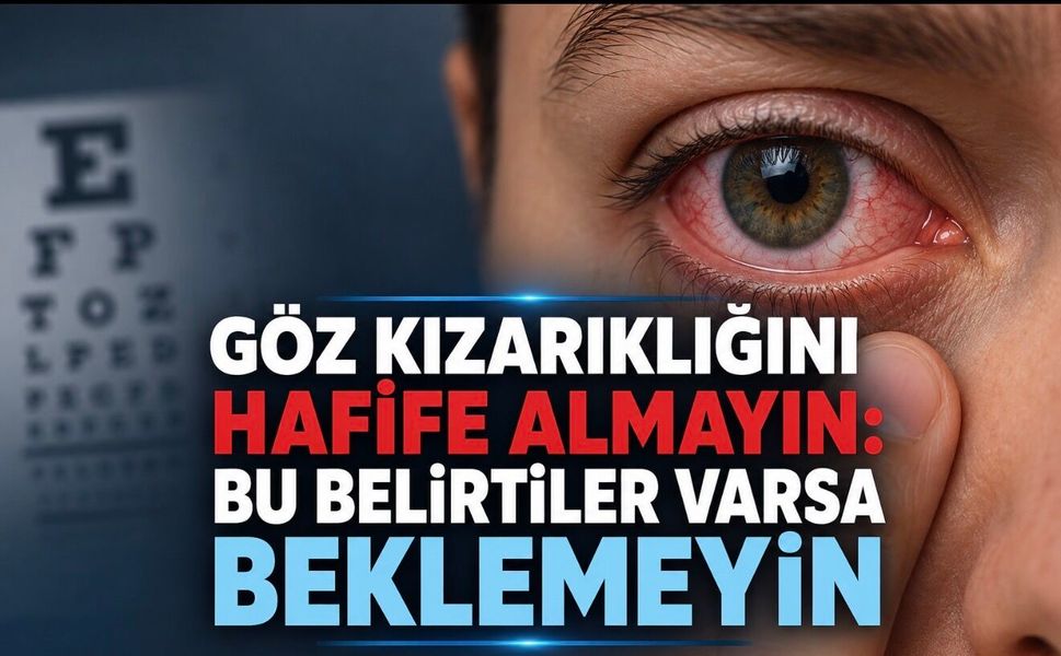 Gözler neden kızarır? Masum tahrişten ciddi hastalıklara 10 neden