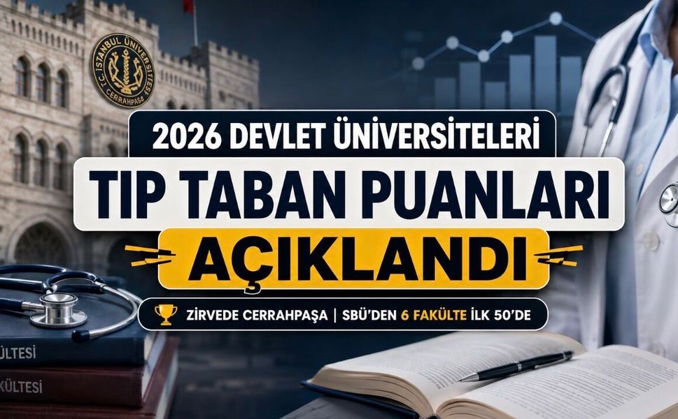 2026’da Tıp İçin Kaç Puan Gerekti? Üniversite Üniversite Liste