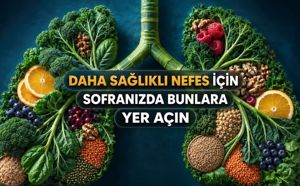 Akciğer Dostu Sofra: Yeşilliklerden Kuruyemişlere Öne Çıkan Besinler