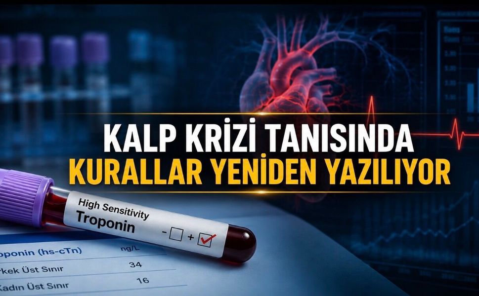 Troponin Testlerinde Kalp Krizi İçin Kadın ve Erkekte Farklı Eşik Önerisi