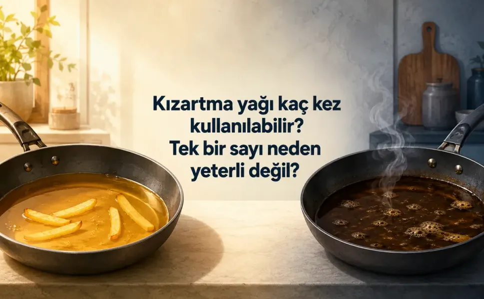 Kızartma yağının bozulduğunu gösteren 6 işaret