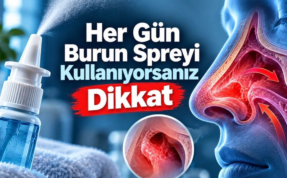 Her Gün Burun Spreyi Kullanıyorsanız Bu Riski Bilin