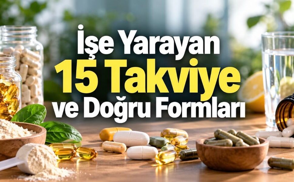 Takviyelerde İlk 15: Faydaları ve Tercih Edilebilecek Formları