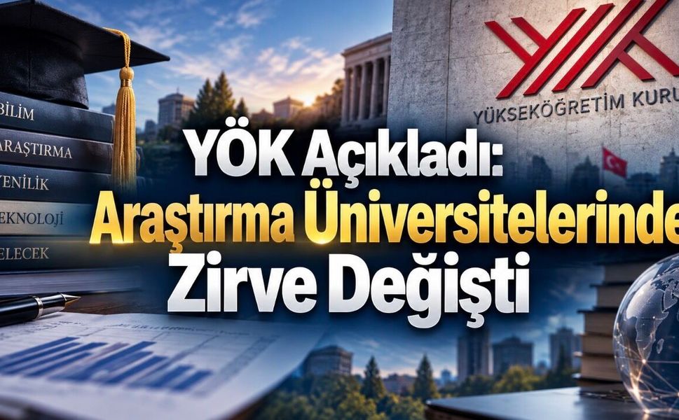 YÖK 2026 Araştırma Üniversiteleri Sıralamasını Açıkladı: Koç Üniversitesi İlk Sırada