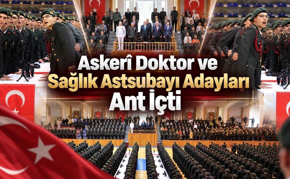 MSB Nam ve Hesabına Sağlık Bilimleri Üniversitesinde Eğitim Gören Askerî Öğrenciler Ant İçti
