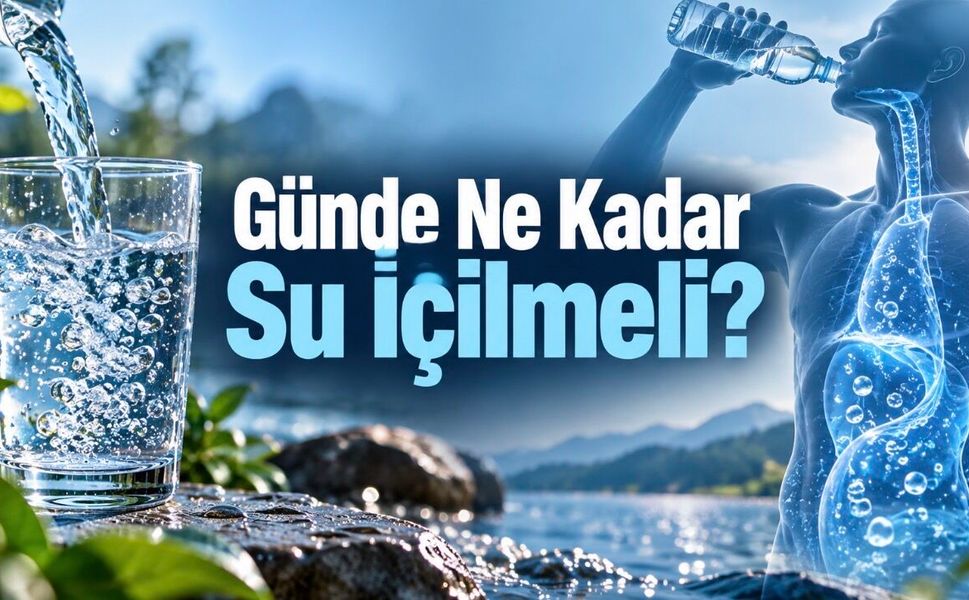 Günde Ne Kadar Su İçilmeli? 8 Bardak Kuralı ve Gerçek Su İhtiyacı
