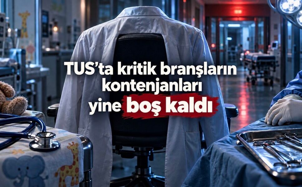 TUS’ta dal değişikliği kontenjanlarının yüzde 97,5’i boş kaldı