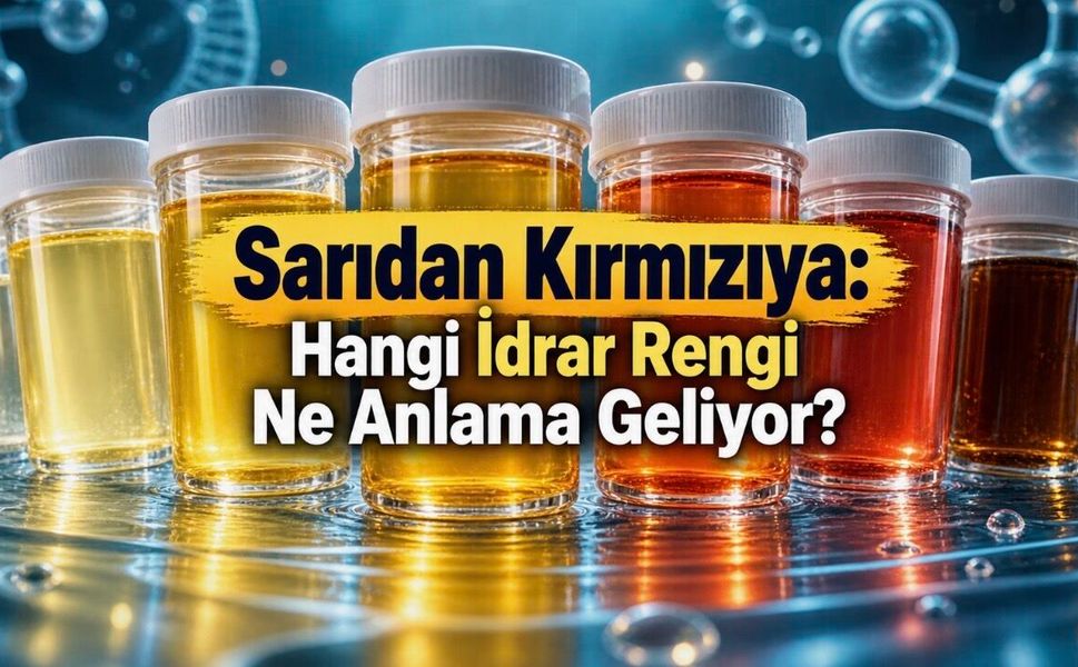 İdrar Rengi Ne Anlama Gelir? Sarıdan Kırmızıya Renk Rehberi