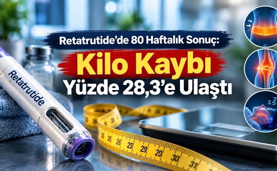 Retatrutide Faz 3’te yüzde 28,3 kilo kaybı: NEJM sonuçları yayımladı