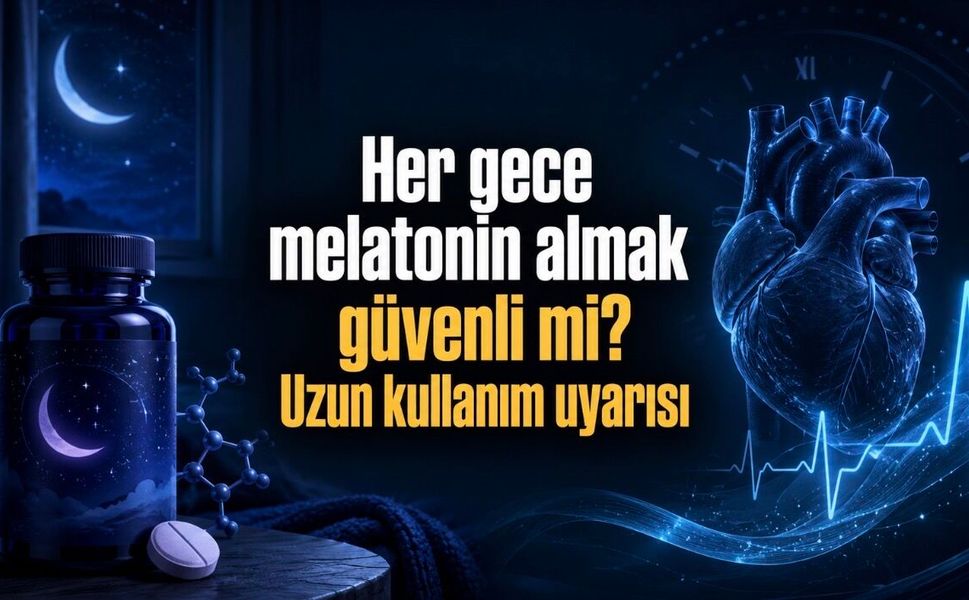 Her Gece Melatonin Almak Güvenli mi? Uzun Süre Kullananlar İçin Kalp Sağlığı Uyarısı