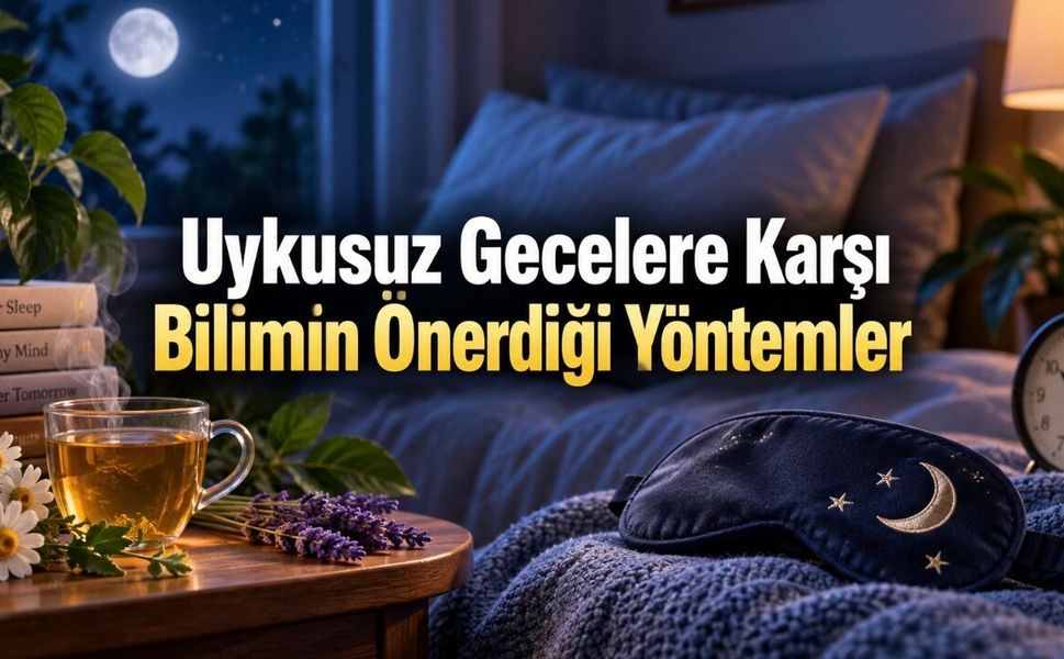 Gece uykuya dalamıyor musunuz? Daha iyi uyku için 9 doğal yöntem