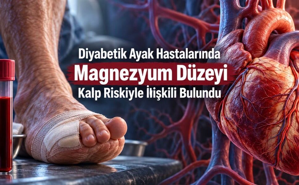 Diyabetik Ayak Hastalarında Magnezyum Düzeyi Kalp Damar Riskiyle İlişkili Bulundu