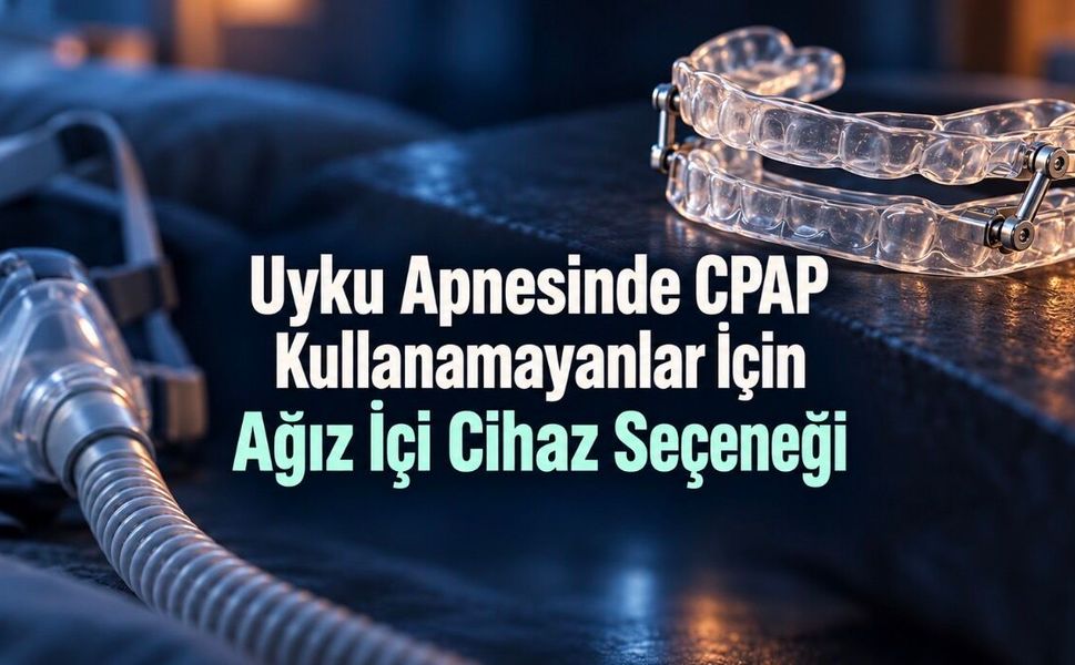 Uyku apnesinde ağız içi cihaz seçeneği: Tansiyon kontrolünde CPAP’e benzer sonuç